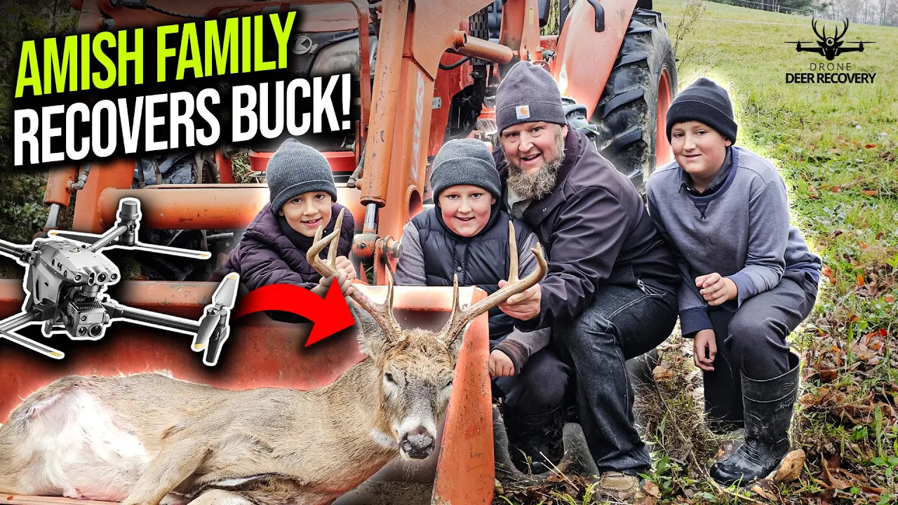 Thermal Drone Helps Amish Find Buck