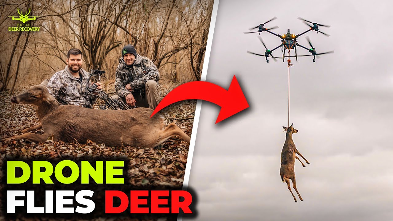 Drone Flies Deer To Butcher