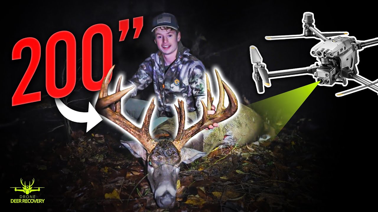 200" Buck Found with Drone Deer Recovery