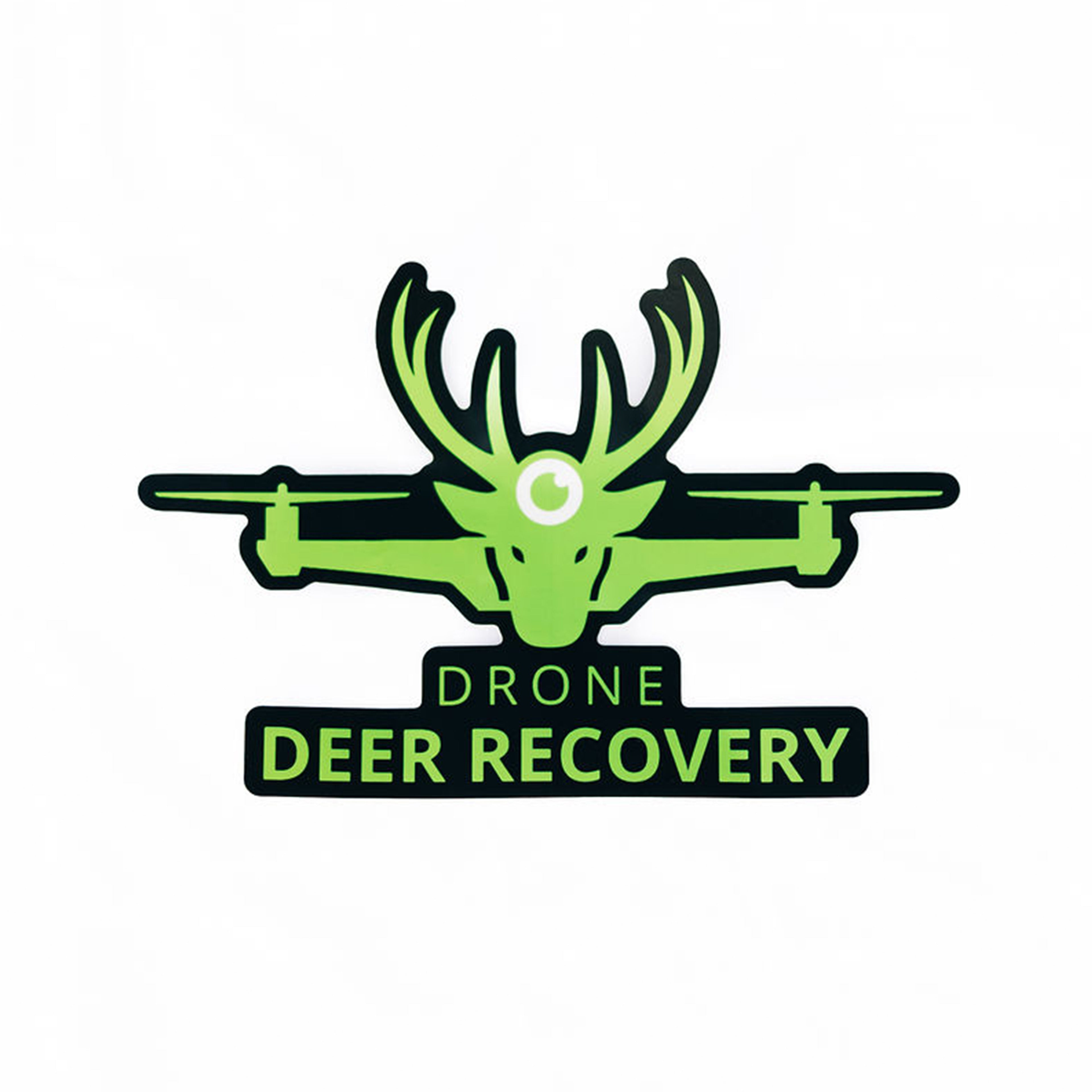 Large Drone Deer Recovery Decals