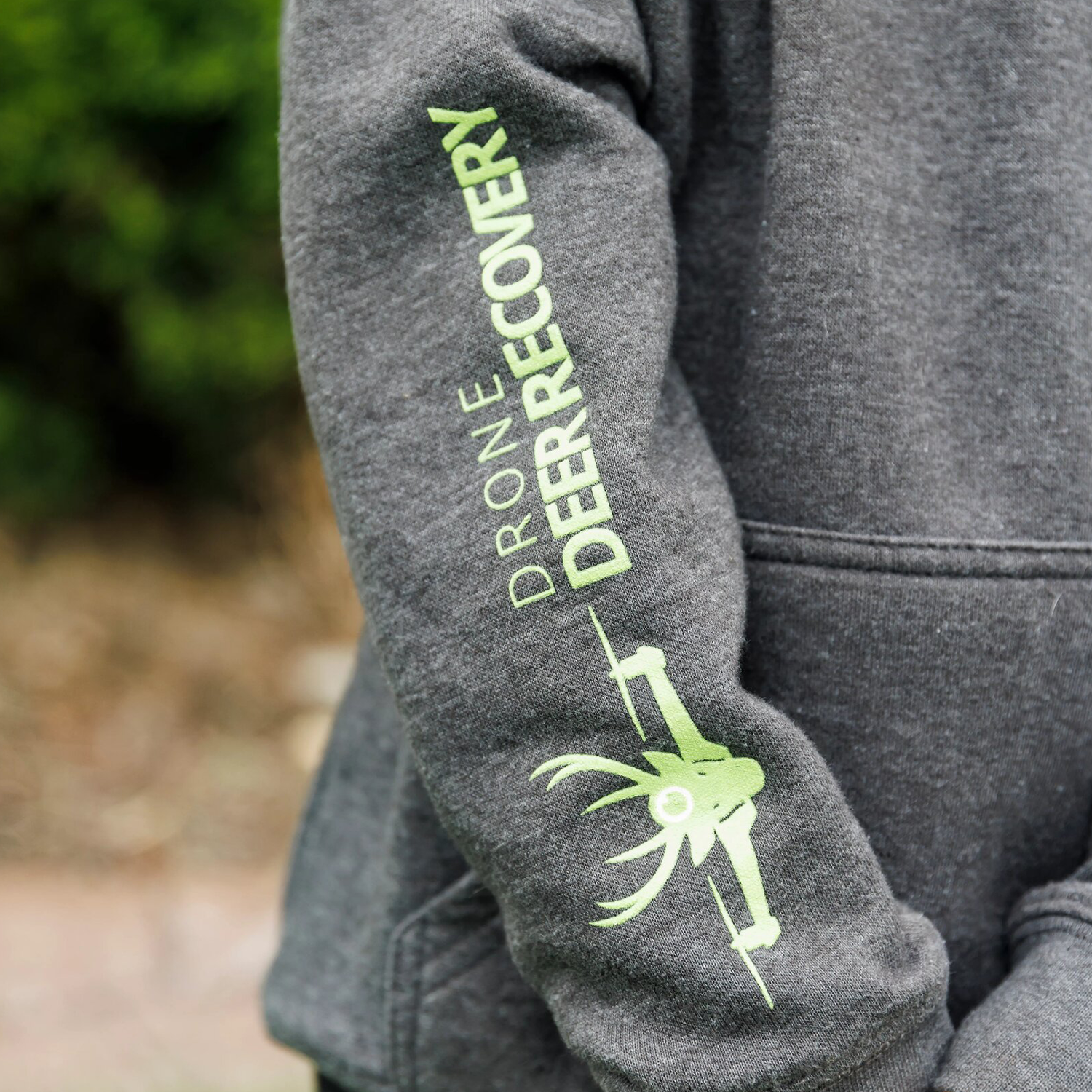 Youth Heathered Charcoal Hoodie