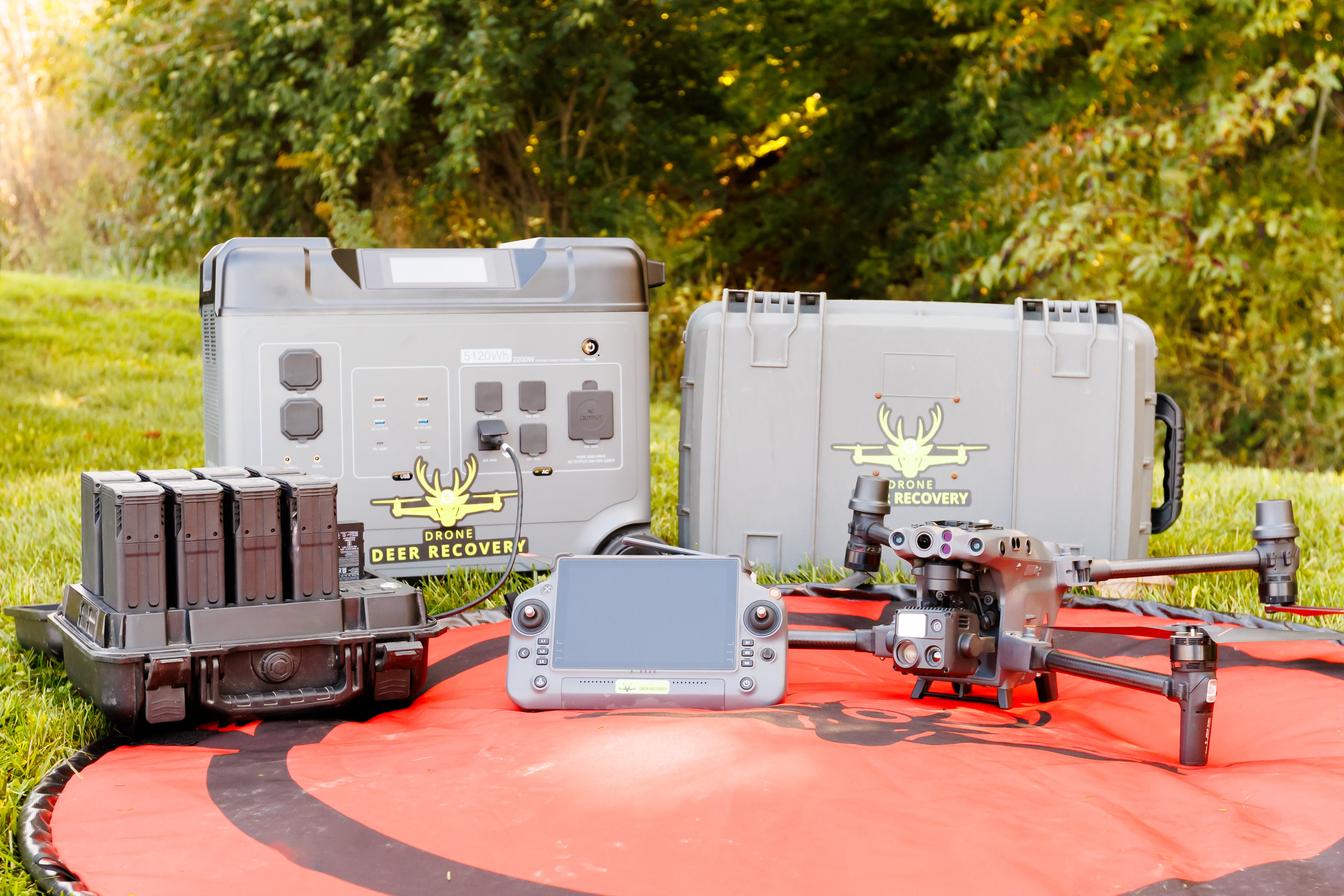 Ultimate Mobile Drone-Charging Battery Station