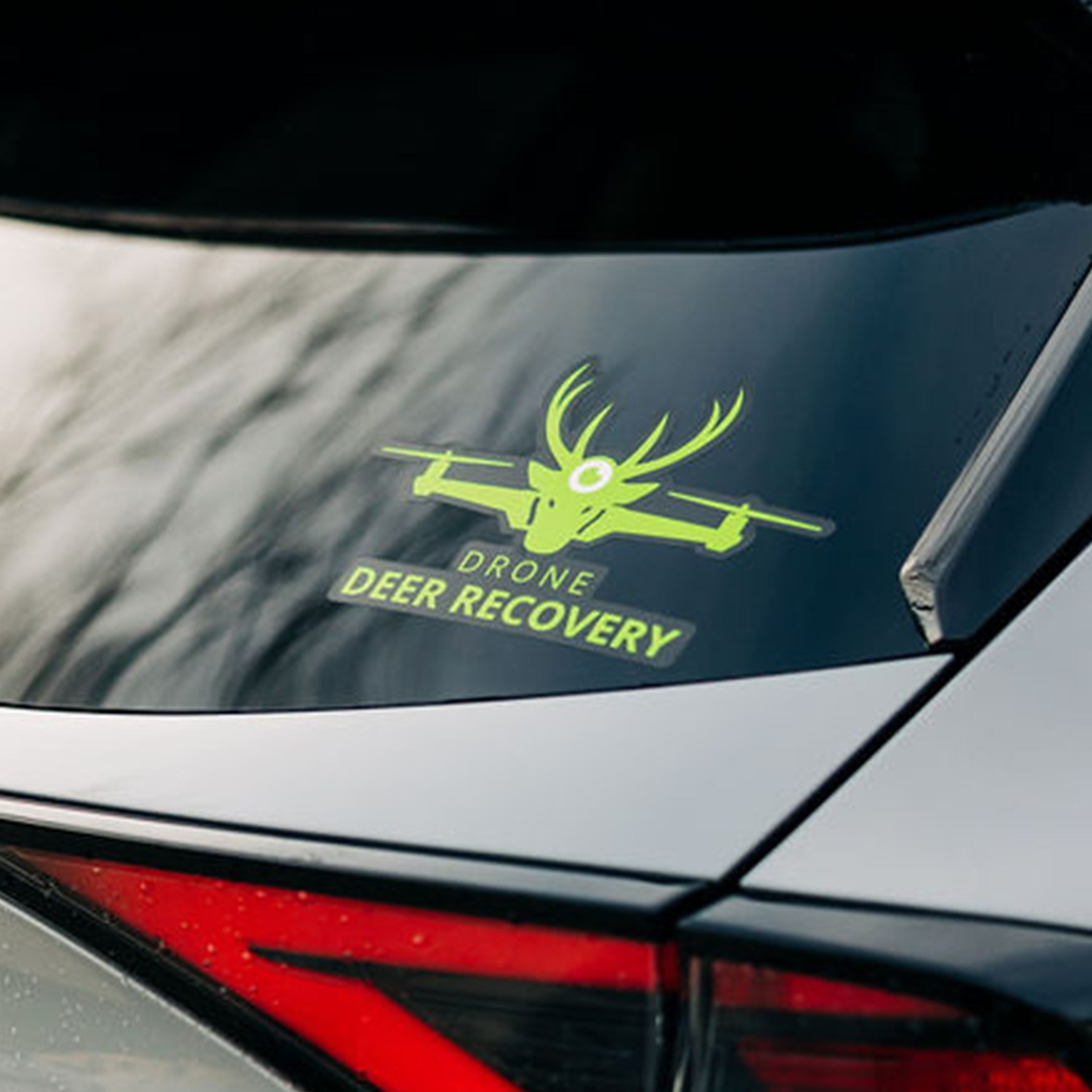 Large Drone Deer Recovery Decals