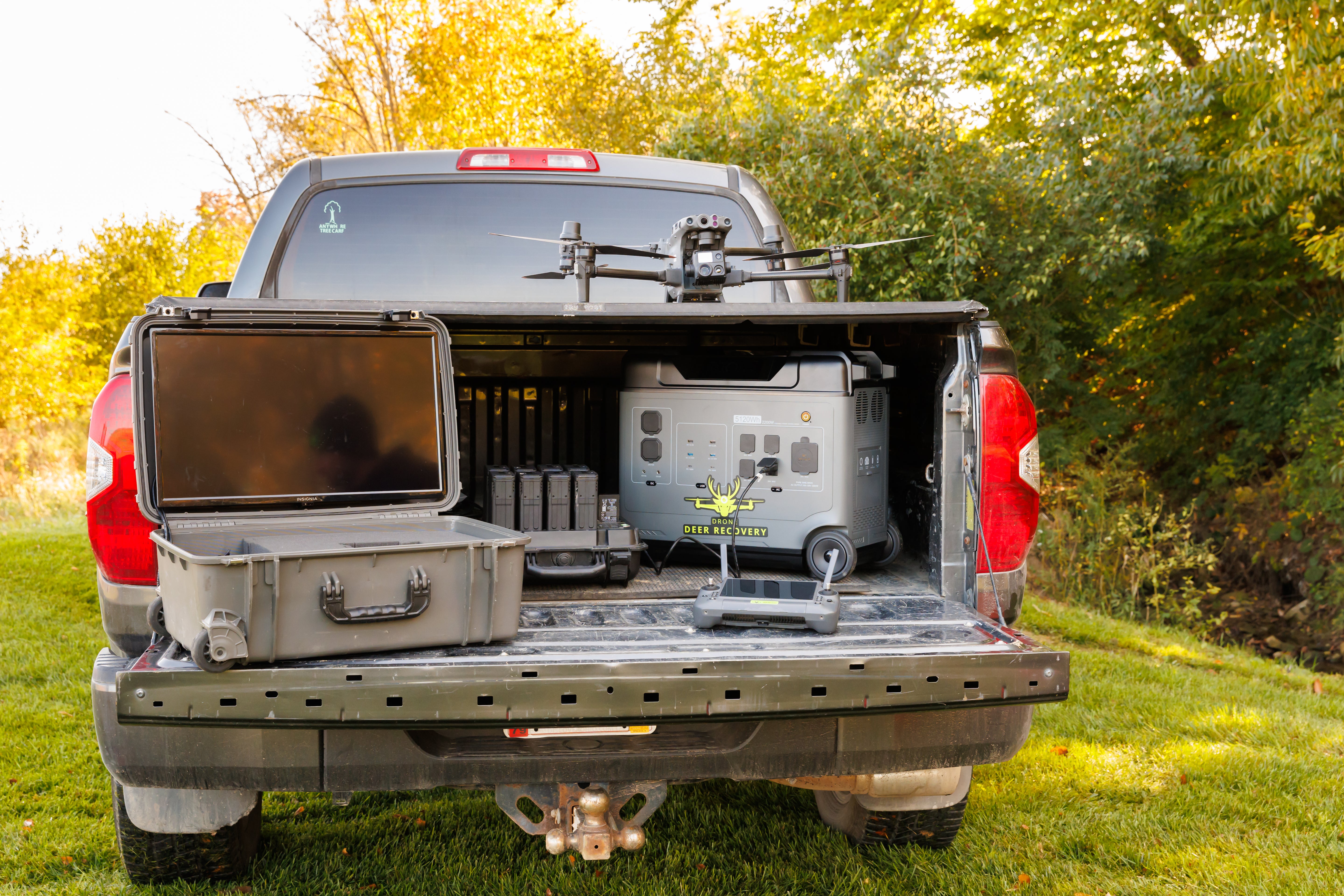 Ultimate Mobile Drone-Charging Battery Station