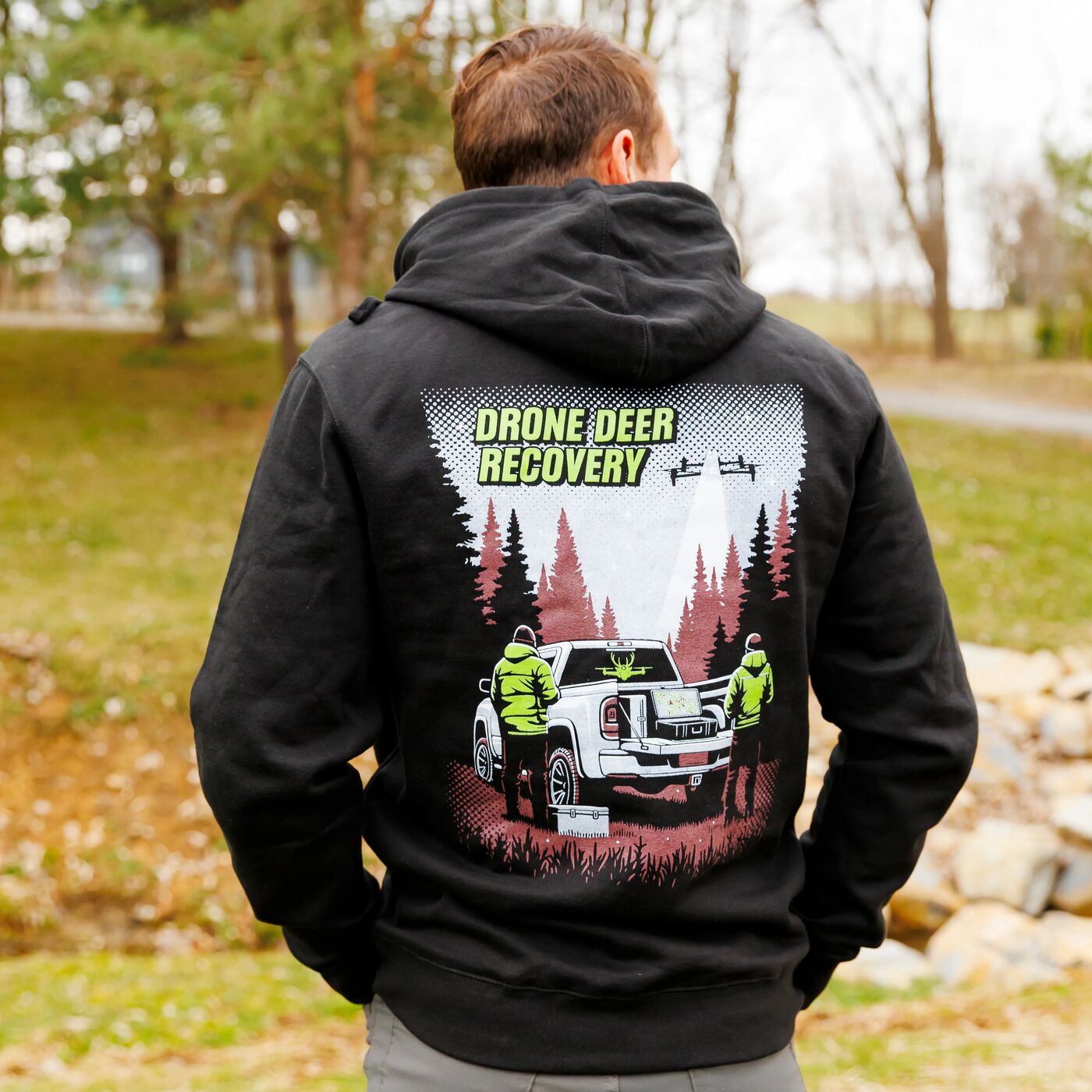 The Recovery Hoodie Black