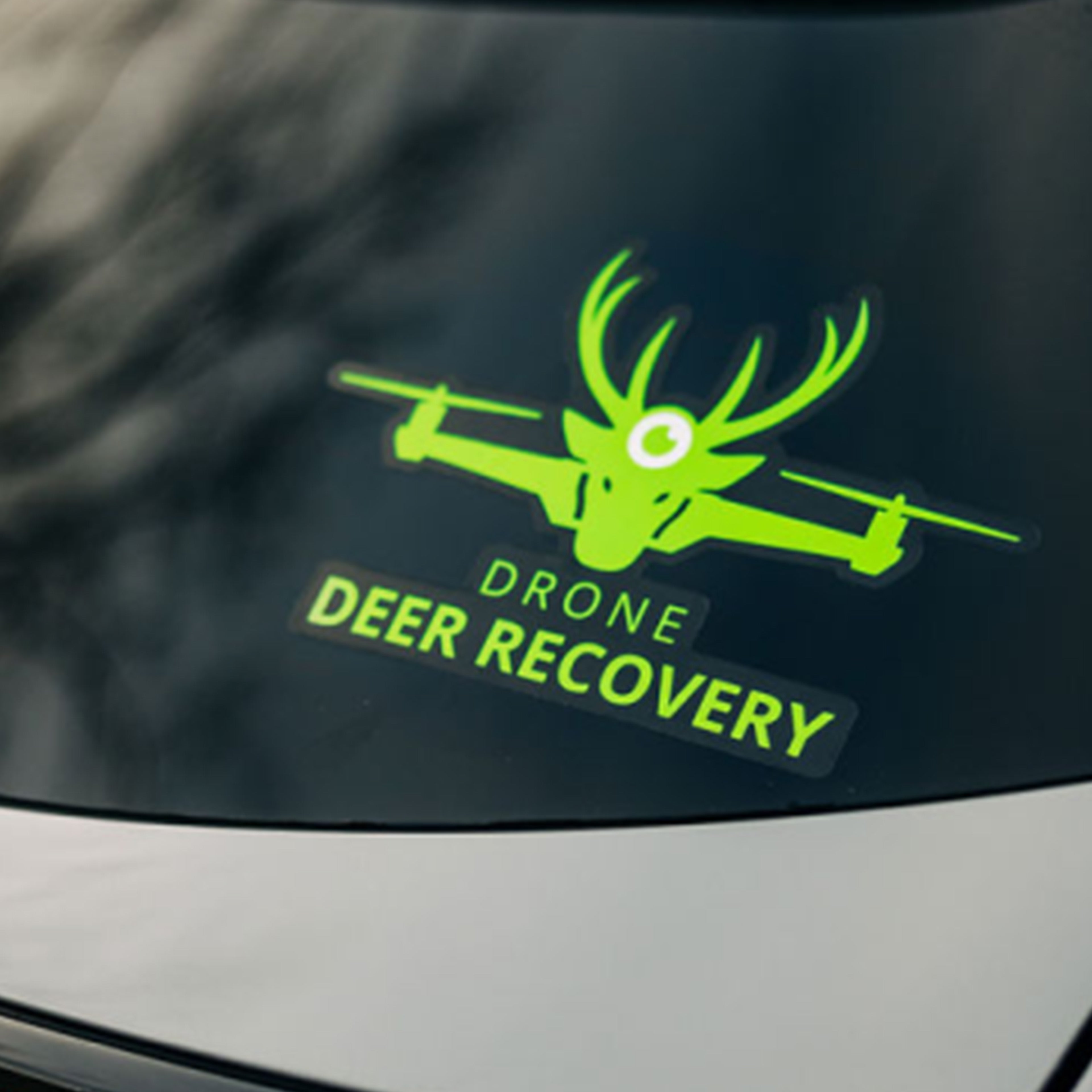 Large Drone Deer Recovery Decals